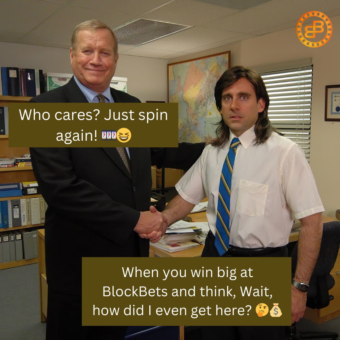 BlockBetsClub's tweet photo. BlockBets Casino: Where you win first, and ask questions later. 😂💥 #BlockBetsCasino #SpinToWin #WhoNeedsPlans #BlockBetsCasino #GuessTheWords #PuzzleChallenge #JackpotMoment #BlockBetsWins #LuckyStreak #blockbets #bitcoin #crypto #onlinecasino #bigwin #jackpot #slots #slotmachines #casino #casinogames #casinoslots #games #gaming #bestapps #bestgames #socialcasino #blockbetscasino #playtoearn