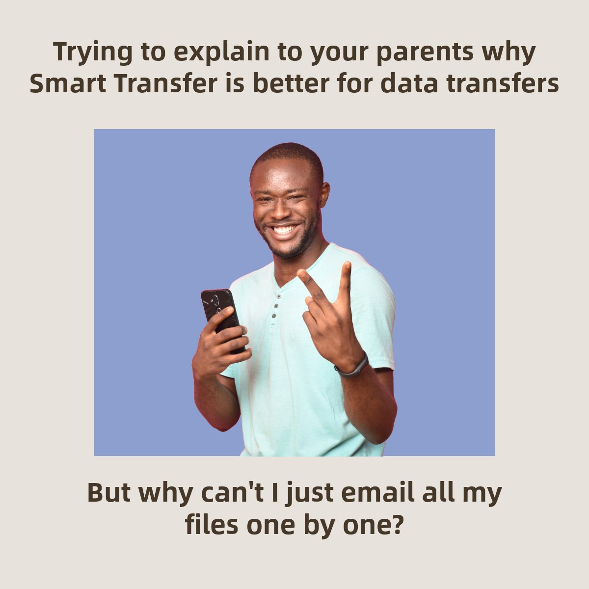 USSmartTransfer's tweet image. Just email each file!&apos; - Parents in 2024 🤦‍♂️ With Smart Transfer, it’s one tap and done. Save the emails for the important stuff! 
smarttransferapp.com

#TechSavvyParents #SmartTransfer #EasyTransfers