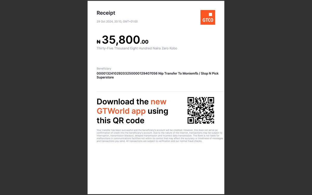 Joshyahweh's tweet photo. @moniepointng @brightlifetrad @Elliotcute @OPayNigeria @gtbank @slick_shegs @moniepointng @moniepoint @tosin_eniolorunda
How can money be lost in between? I transferred money from GTBank to Moniepoint. GTBank claimed to be successful, but Moniepoint said it failed. Where is my money? https://t.co/TzIzC5tc33