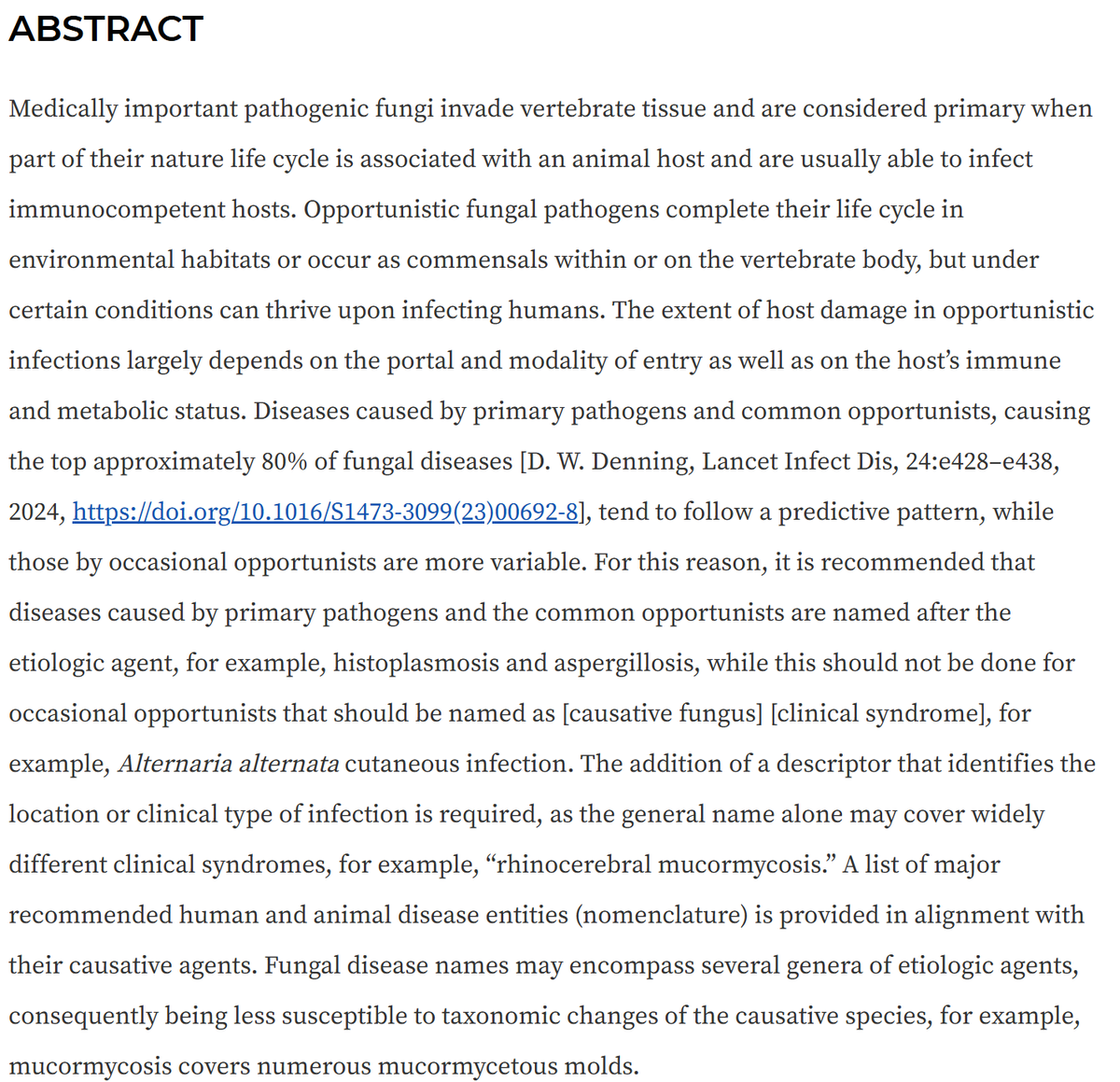 Oliver Cornely (@cornelyoliver) on Twitter photo 📖#Nomenclature needed for 🍄#fungalpathogens and diseases to ensure clarity and accuracy.
<a href="/ASMicrobiology/">ASM</a> pubmed.ncbi.nlm.nih.gov/39526838/
<a href="/SybrenHoog/">Sybren de Hoog</a> <a href="/Ana_Alastruey/">Ana Alastruey</a> <a href="/AnuradhaMyco/">Anuradha Chowdhary</a> <a href="/ahgroll_de/">Groll Andreas</a> <a href="/martinhoenigl/">Martin Hoenigl🇺🇦🇦🇹</a> <a href="/HazalKndmr/">Hazal KANDEMİR</a> @thefunguskidd <a href="/JacquesMeis/">Jacquomo</a> <a href="/syg3515/">Song Yinggai</a> <a href="/ISHAM_Mycology/">ISHAM</a> <a href="/eurconfmedmycol/">ECMM</a> 📖#Nomenclature needed for 🍄#fungalpathogens and diseases to ensure clarity and accuracy.
<a href="/ASMicrobiology/">ASM</a> pubmed.ncbi.nlm.nih.gov/39526838/
<a href="/SybrenHoog/">Sybren de Hoog</a> <a href="/Ana_Alastruey/">Ana Alastruey</a> <a href="/AnuradhaMyco/">Anuradha Chowdhary</a> <a href="/ahgroll_de/">Groll Andreas</a> <a href="/martinhoenigl/">Martin Hoenigl🇺🇦🇦🇹</a> <a href="/HazalKndmr/">Hazal KANDEMİR</a> @thefunguskidd <a href="/JacquesMeis/">Jacquomo</a> <a href="/syg3515/">Song Yinggai</a> <a href="/ISHAM_Mycology/">ISHAM</a> <a href="/eurconfmedmycol/">ECMM</a>