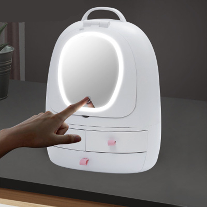 UnicunShop's tweet photo. Ready to slay? ✨ This adjustable LED mirror is your new BFF! 💖 It's a makeup organizer AND a vanity mirror with lights! 💄 Get yours here: https://t.co/8zYO0lpf5q #makeupmirror #beautyessentials #organizedlife https://t.co/78scPw9IBl