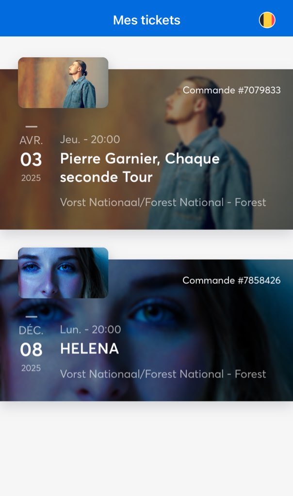 moonwayy's tweet photo. #TeamStarAc enfin eu mes places pour Helena à Forest national 😍
#Staracademy https://t.co/zETxhdDAln