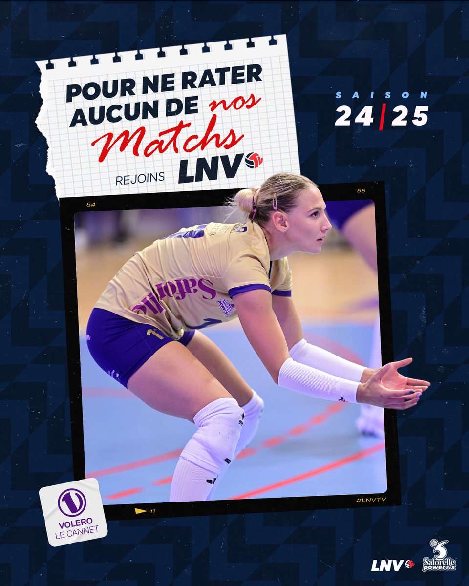 💻 𝙇𝙉𝙑𝙩𝙫 𝟮𝟰-𝟮𝟱 💻
 
Tu veux suivre l’ensemble de nos matchs lors de cette saison 2024-2025 ? 🔥
Ton accès à 100% de la saison régulière et des Play-offs est disponible sur LNVtv !
Alors n’attends plus pour vivre chacune de nos rencontres ! 😍
 
👉 urlr.me/vDGzU
