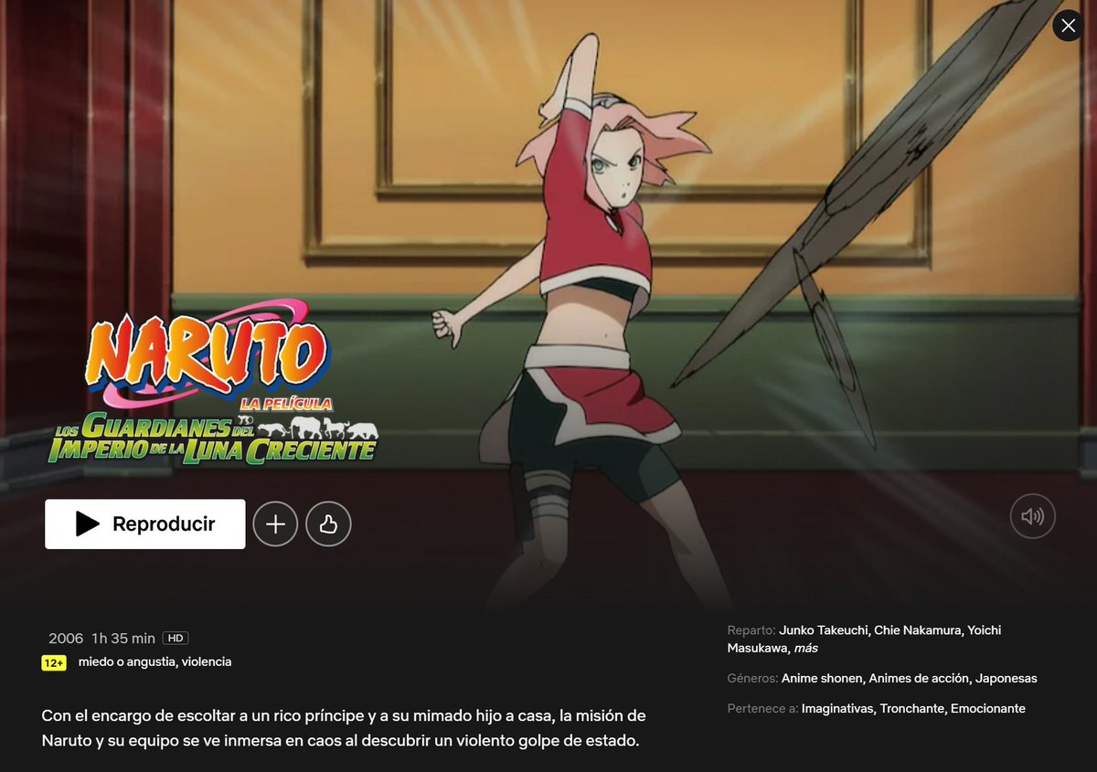 ATENCIÓ: <a href="/NetflixES/">Netflix España</a> incorpora 3 pel·lícules de Naruto en català!

-Batalla ninja a la Terra de la Neu!
-La llegenda de la Pedra de Gelel
-Els guardians del Regne de la Lluna Creixent (sense àudio en castellà)
