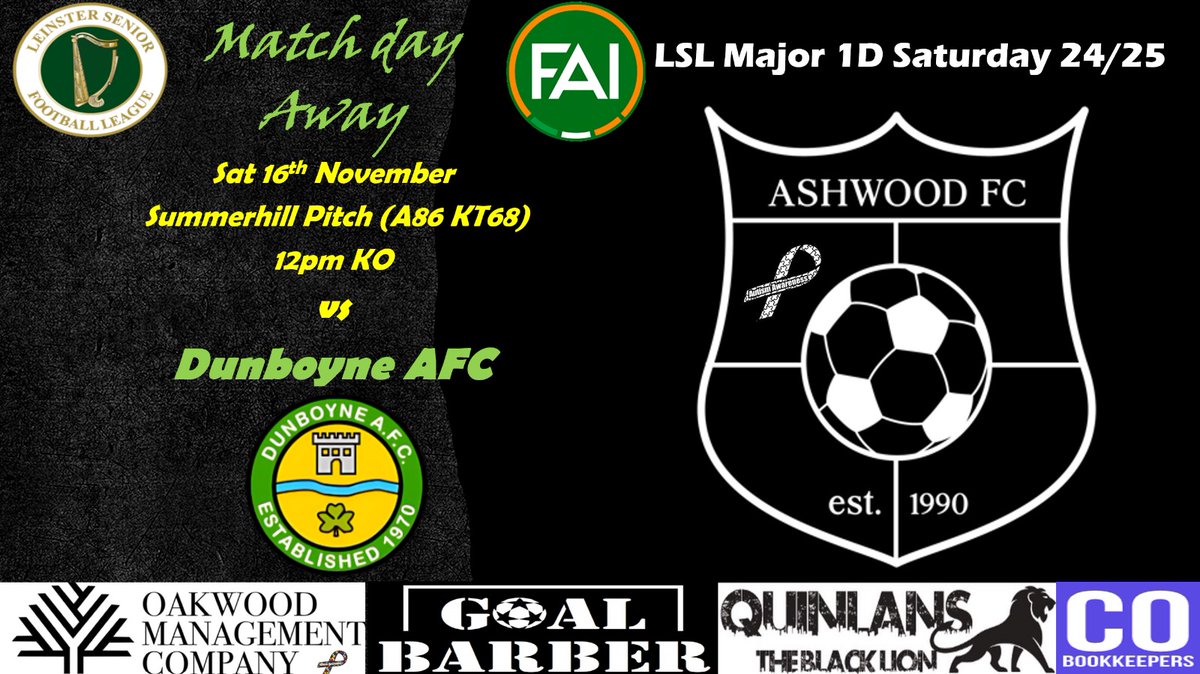 ashwood_fc's tweet image. 💚💛

@oakwoodmanagement 
@quinlansblacklion 
@goalbarber 
CO Bookkeepers