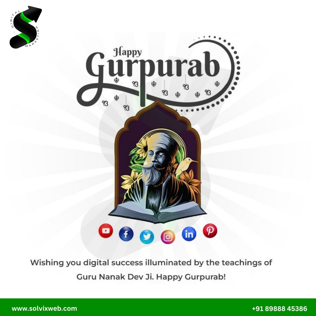 Solvix_Web's tweet image. Wishing you all a joyous and blessed Gurpurab!
👉Explore with @solvix_web For more information

#seo #digitalmarketing #marketing #socialmediamarketing #socialmedia #webdesign #branding #business #solvix #contentmarketing #website #marketingdigital #searchengineoptimization