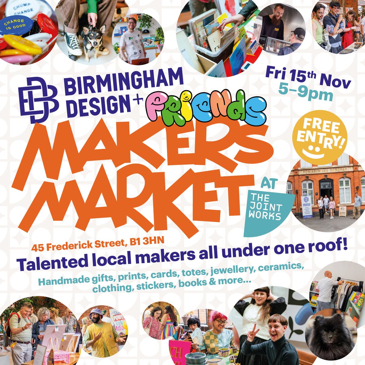TONIGHT! 

If you're able, get down to the Jointworks in the JQ (opposite the Button Factory on Frederick St) for our Makers Market. 

5-9pm, free entry. RT's appreciated 💙