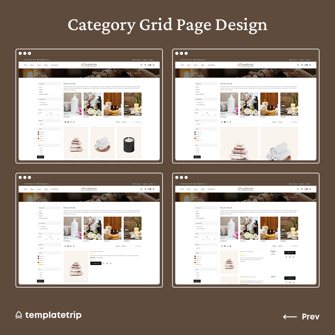 Expand your Spa, Health and wellness business With this Unison Shopify and Woocommerce Theme.

Key features of unison
1. custom slideshow 
2. Full With Slider
3. Contact Form

Buy -templatetrip.com/?s=unison&post…

#spadesign #ecommerce #woocommercetheme #shopifydesign #healthandwellness