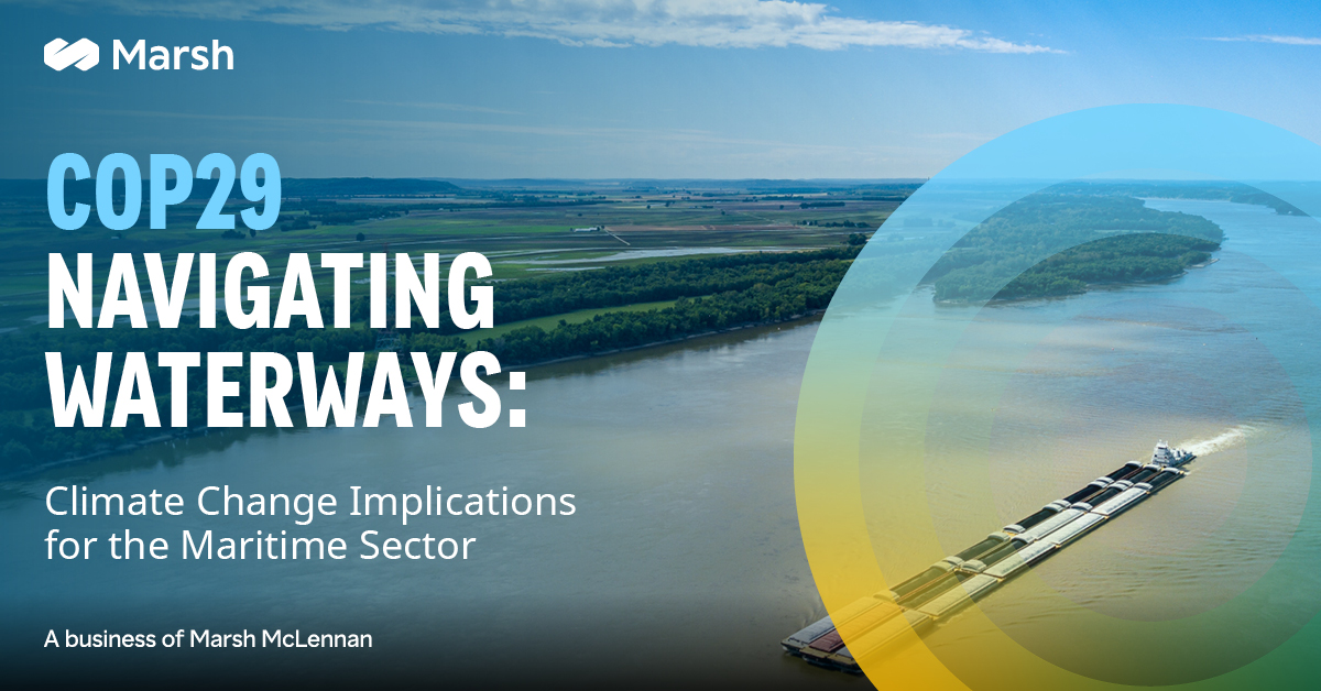 Climate change is threatening global #supplychains, as seen with the $20B disruption from low Mississippi River levels. Prioritizing resilience strategies is crucial to protect trade routes &amp; ensure commerce flows smoothly. bit.ly/3Z9t2Ck #COP29