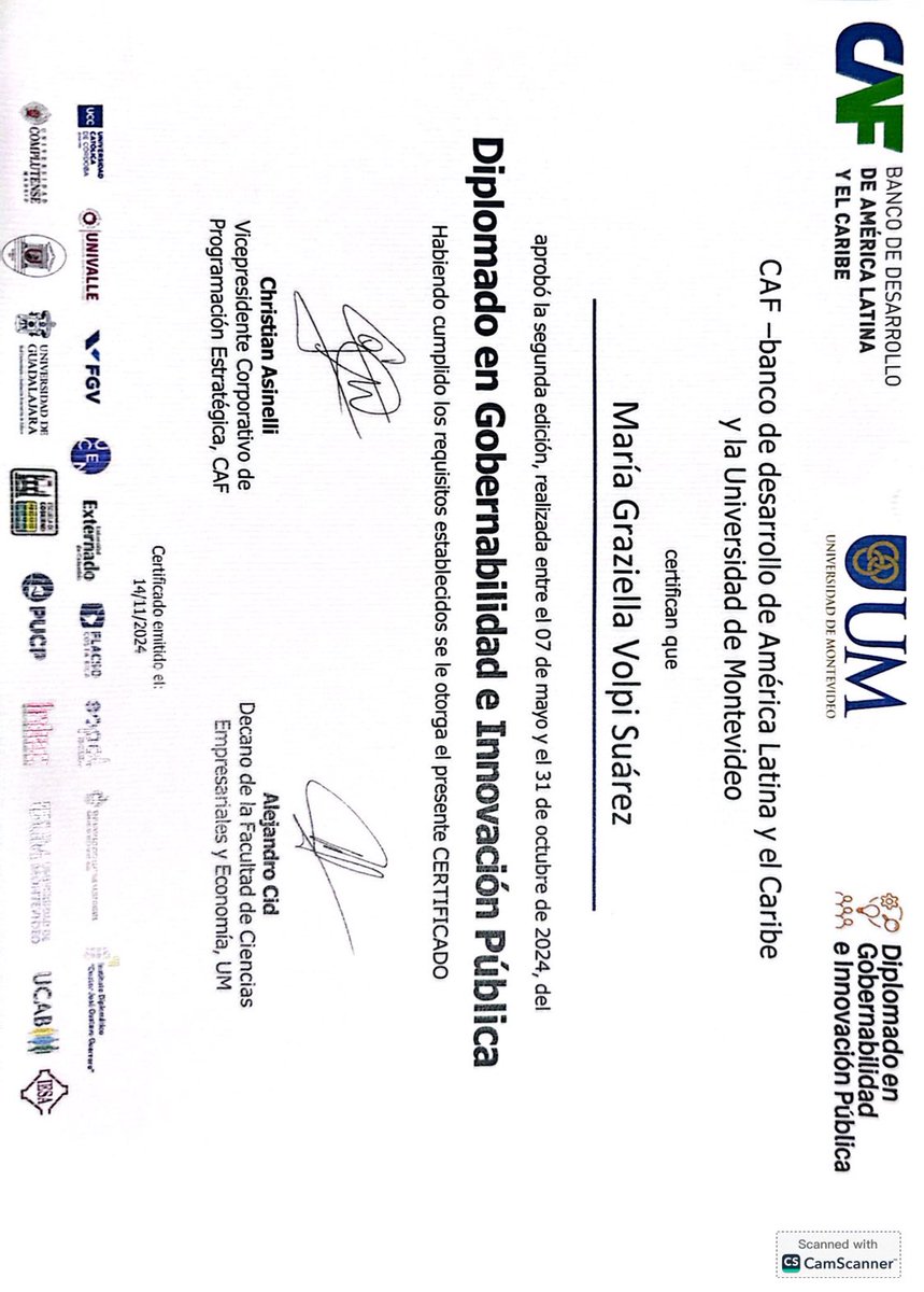 María Graziella Volpi Suárez tweet media