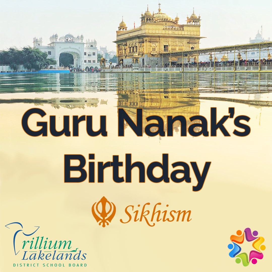 Today the Sikh community celebrates the 555th anniversary of the birth of the first Sikh guru, Guru Nanak, the founder of Sikhism. May this Gurpurab be filled with happiness and love! #TLDSBfamily