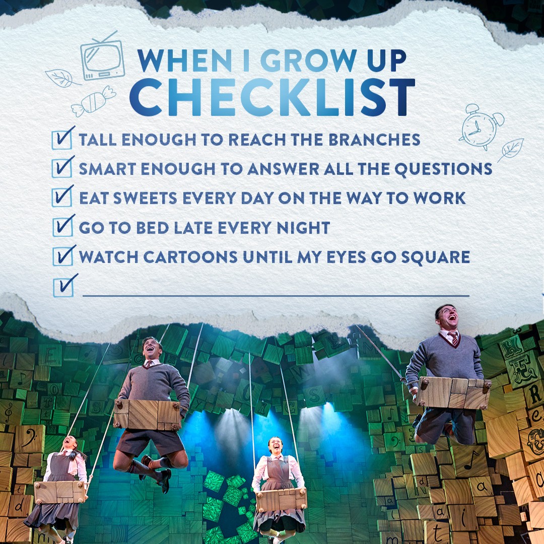 What else would you want to add to this list? 💭🤔  
Let us know in the comments below!

#MatildaTheMusical