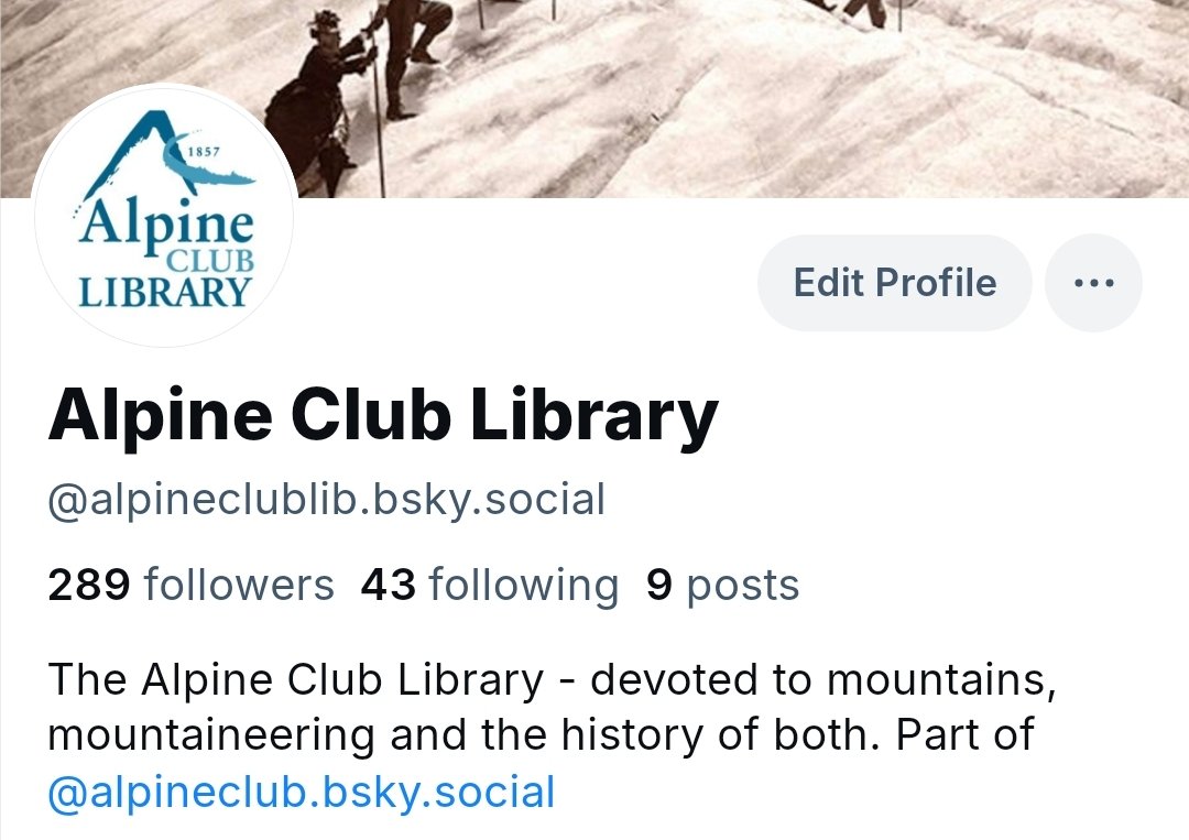 Alpine Club Library tweet media