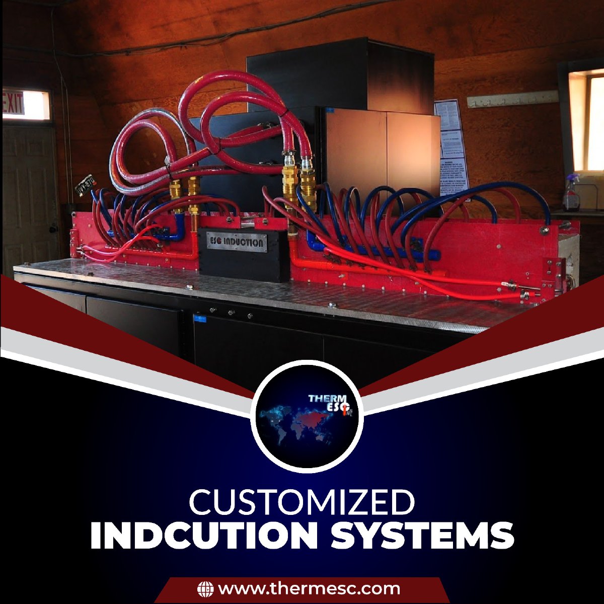 thermESC_intl's tweet image. Experience Precision and Performance with Customized Induction Systems! Tailored to meet your industrial needs, our solutions are engineered for efficiency and reliability.

#InductionSystems #IndustrialSolutions #CustomizedTechnology #ThermESC
