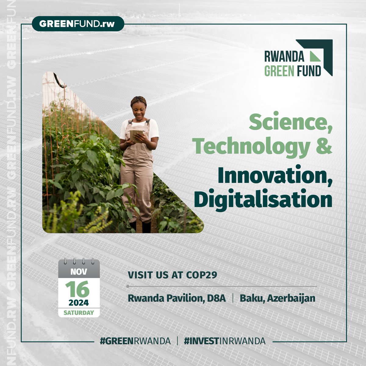 At #COP29, Science, Technology, and Innovation &amp; Digitalisation are the key focus.

On this first-ever digitalisation day, the Fund recognises the role of technology in climate action. As we work to achieve a resilient and sustainable future, today’s theme will guide our efforts