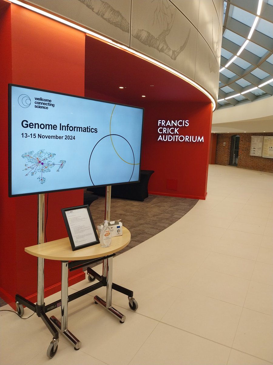 MMDidierGarnham's tweet image. Day 3: final day!
This was my first presencial conference outside of my country and it was amazing and inspiring to hear and network with so many renewed scientists working on genome informatics.
It gave me lots of new ideas to implement to my research. 
#genomeinformatics24