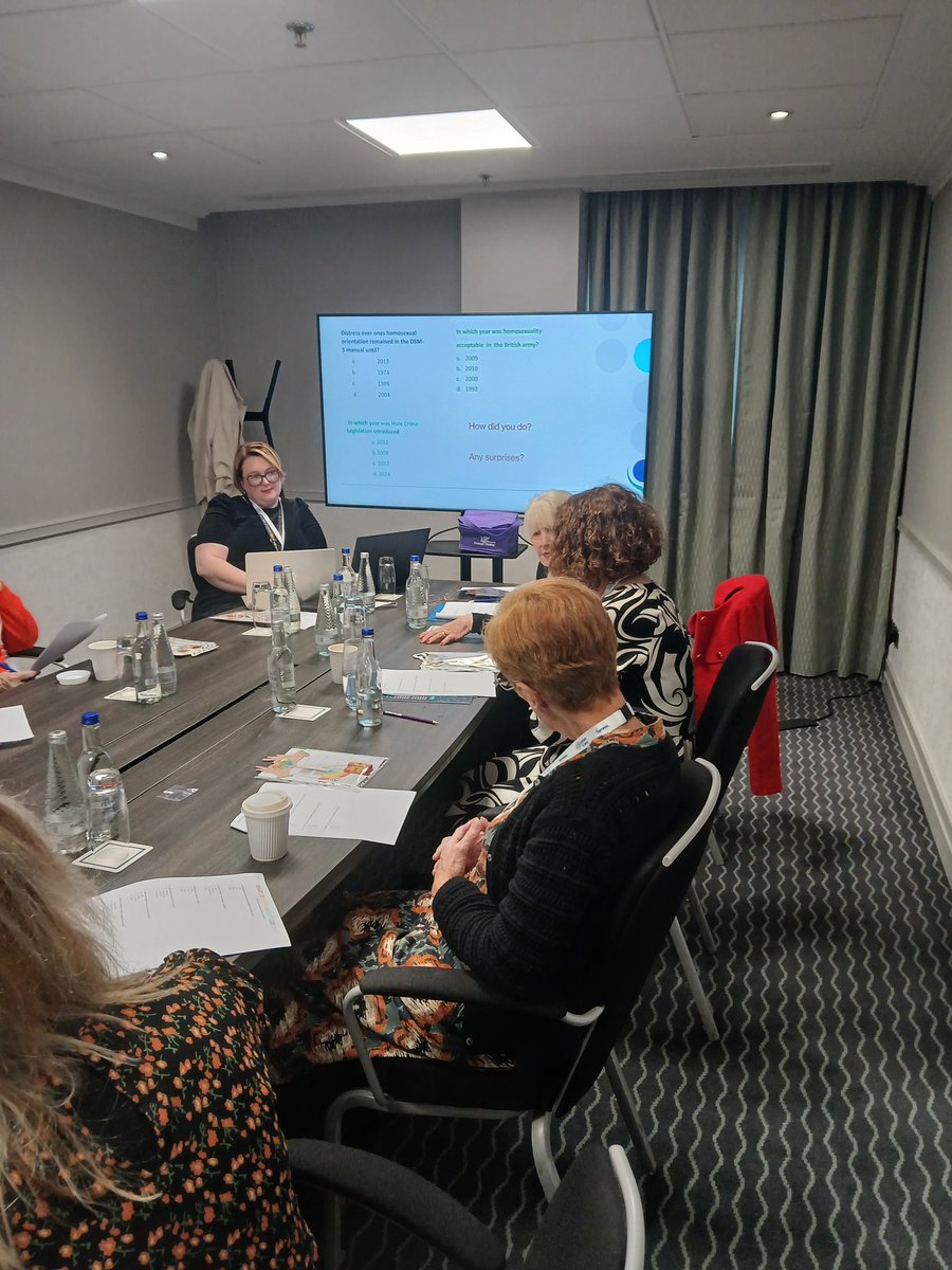 Partners for HSCI (@partnersforhsci) on Twitter photo <a href="/partnersforhsci/">Partners for HSCI</a> insight session lead by @ArleneBunton & @renerigby talking about Equality & Diversity creating inclusive residential care for LGBTQ+. <a href="/partnersforhsci/">Partners for HSCI</a> insight session lead by @ArleneBunton & @renerigby talking about Equality & Diversity creating inclusive residential care for LGBTQ+.