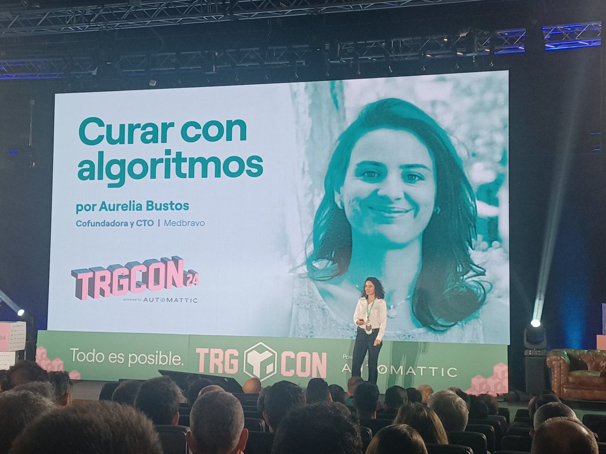 Un lujo contar con Aurelia en la #TRG24