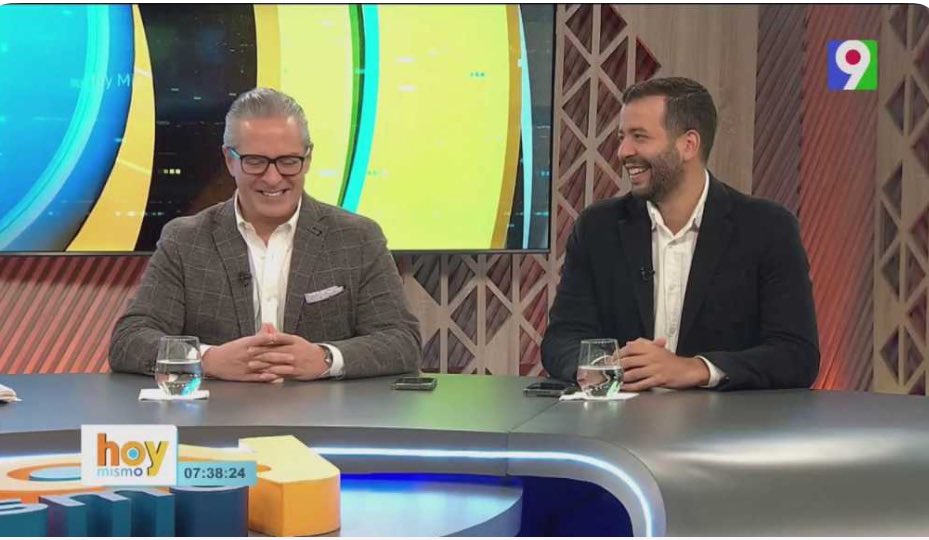 Alfonso Rodríguez actual Presidente de Asofer y Marvin Fernández, pasado presidente, juntos en el programa Hoy Mismo, exponiendo lo que entendemos debe ser revisado en la propuesta de Reglamento de Generación Distribuida que se presenta hoy, ante vista pública.