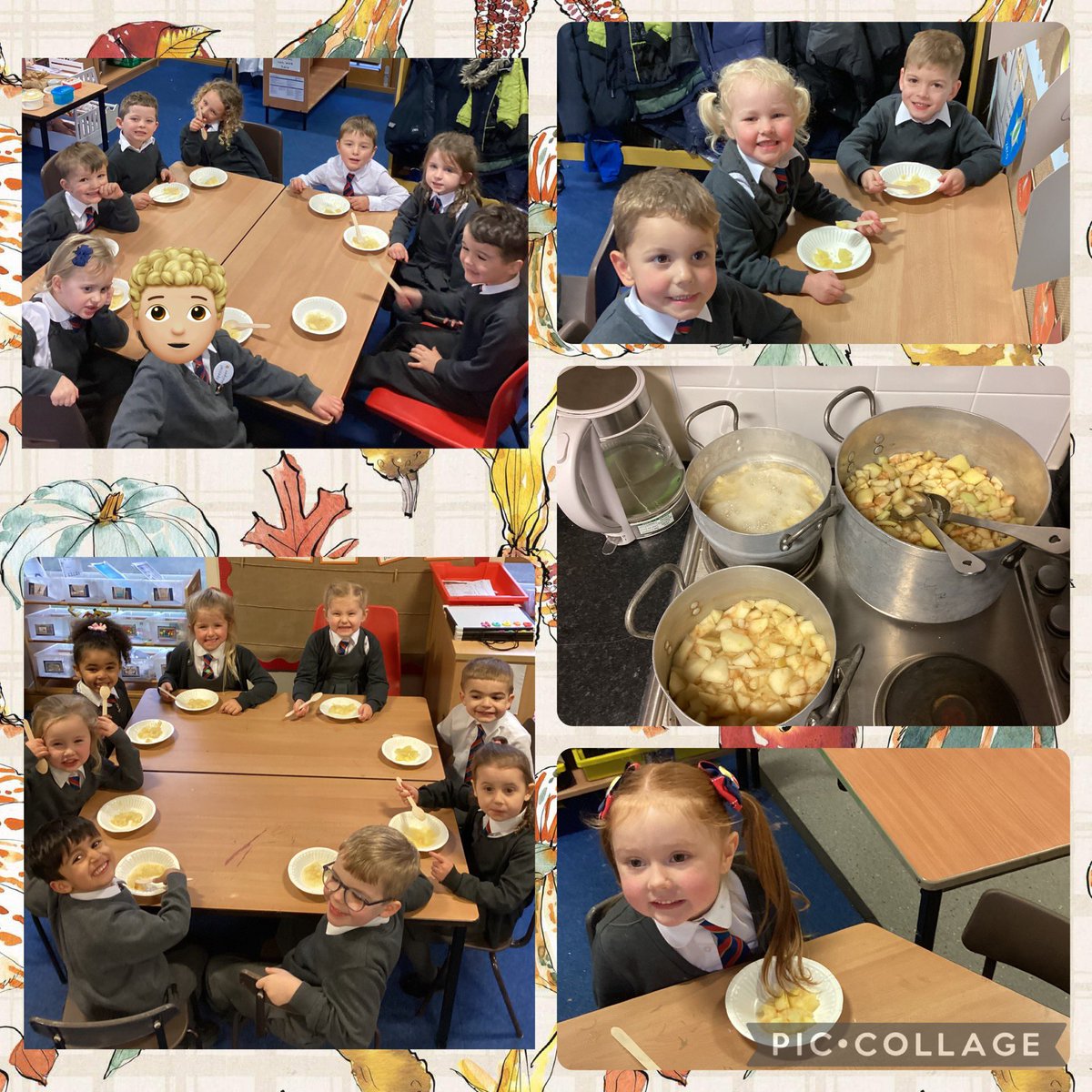 This week, Reception searched for apples in Holly Mount Orchard. We then helped to chop the apples before they were stewed. Once it was cooked, we couldn’t wait to taste what we had made 🍎 🍏 <a href="/Hollymountbury/">Holly Mount RC Primary</a>