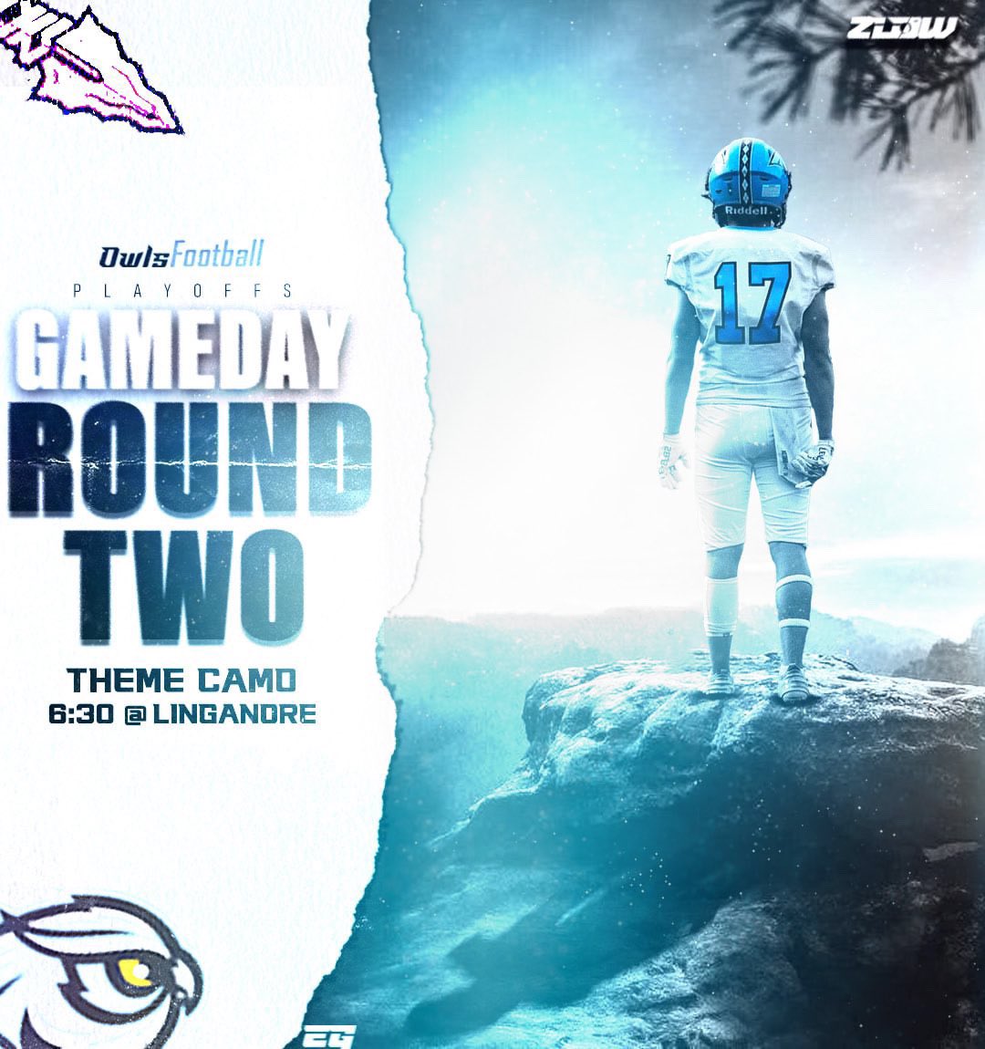 WOwlsFootball's tweet photo. Playoffs Round 2 @ Linganore || 6:30PM Kickoff 
#GoOwls #SPOTTHEBALL https://t.co/vLskj6amdr