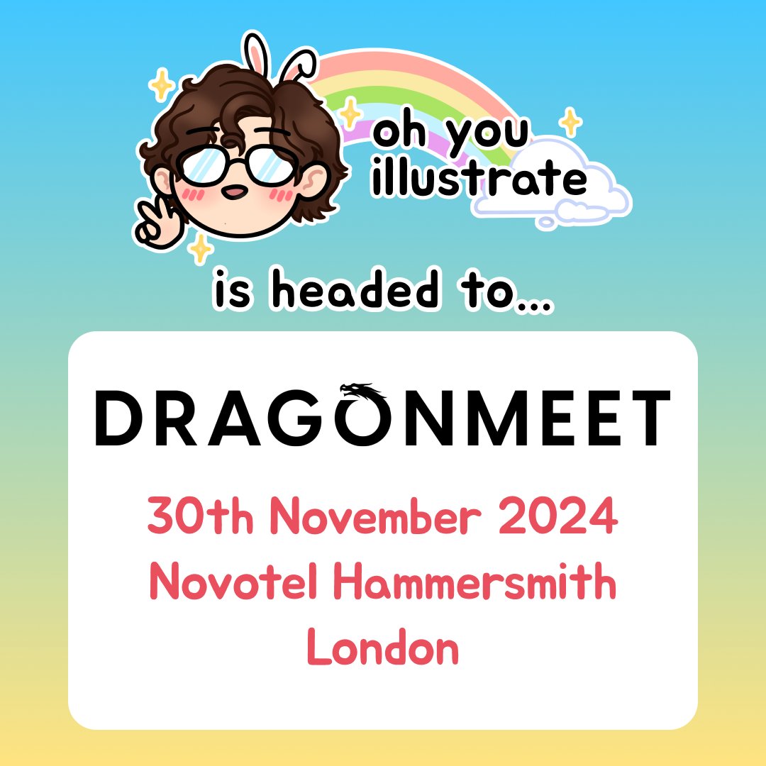 I'll be tabling at <a href="/Dragonmeet/">Dragonmeet</a> at the end of the month! Can't describe how excited I am to be attending again 🥺✨️❤️