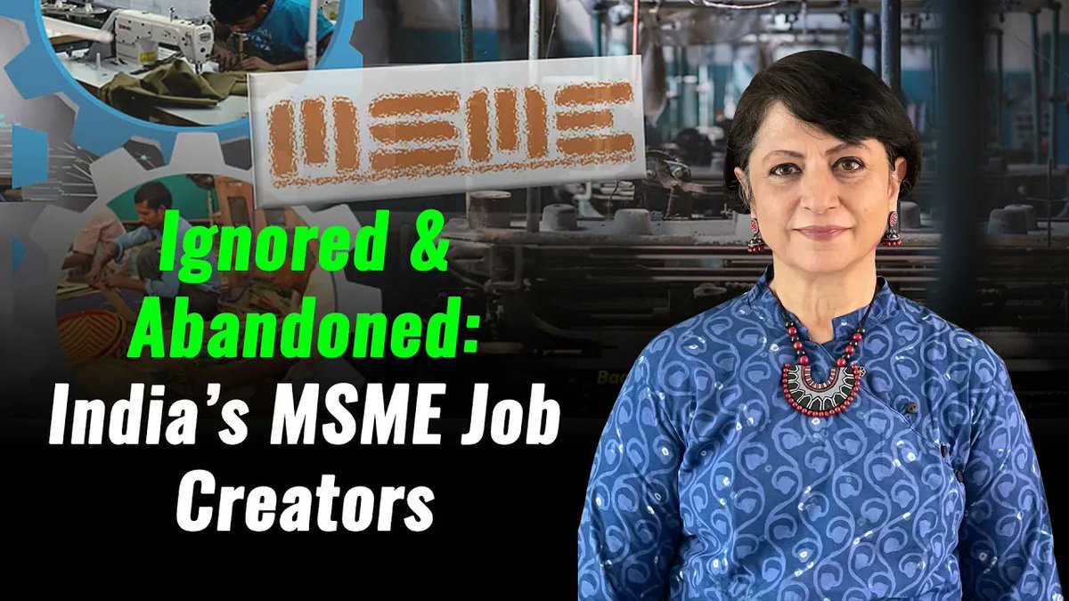MoneylifeIndia's tweet photo. India’s small businesses face an uphill battle against banking biases and coercive practices. Don’t miss @suchetadalal’s latest video uncovering the plight of MSMEs! 

https://t.co/eGpYdyzC53

@Moneylifers @yogtoday #JobCreators #MSMEChallenges https://t.co/bJxx4DiFP0