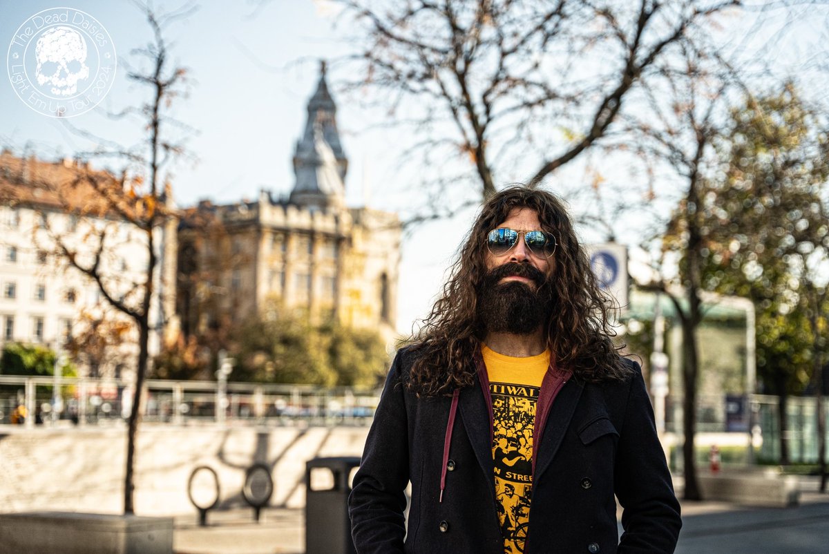 TheDeadDaisies's tweet photo. It is sunny in Budapest ☀️
That only means that is going to be a rocking night tonight 🤘🎸 https://t.co/nm7xXIEpKv