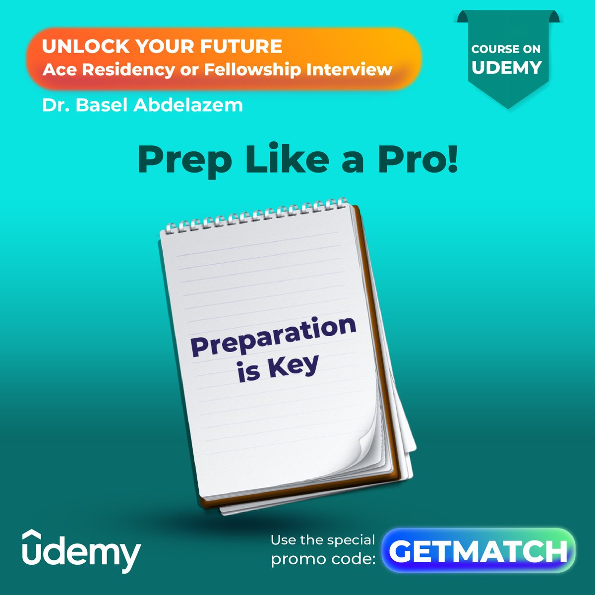 ✍️ Pro tip: Write down interview questions &amp; approaches! This course offers a step-by-step guide to tackle tough questions. Use GETMATCH for a discount. #InterviewPrep #MedSchool #Residency
udemy.com/course/unlock-…
#match2025 #ResidencyInterview #ResidencyMatch #USMLE #MatchDay