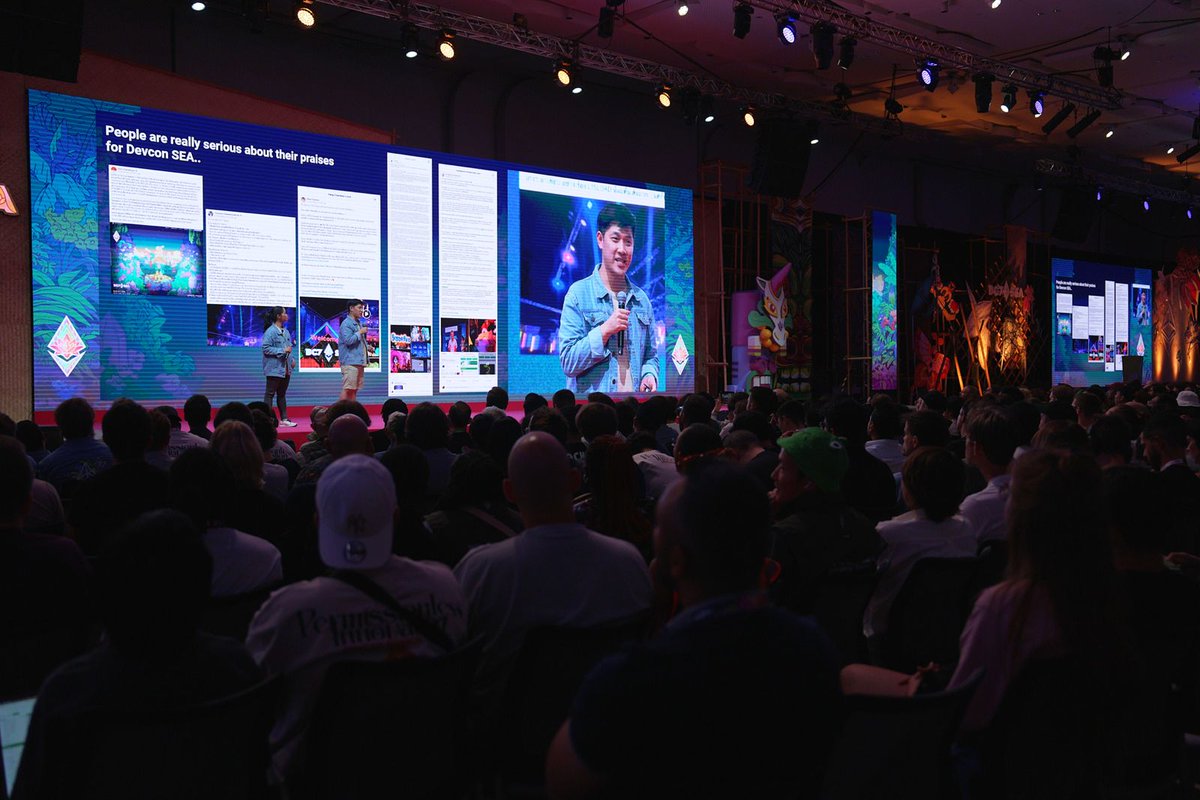 EFDevcon's tweet image. 4 days of community, connection, and knowledge sharing. 

👉12,500+ attendees
👉60% first Devcon 
👉130 countries
👉300+ hours of content 

Thanks to the entire ecosystem for making this event a success.
