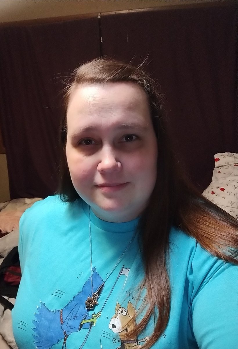 jztkddng's tweet photo. Just me, parting my hair on the opposite side that i never do because its not where it naturally falls just so it will obscure a certain word on my shirt and management will never notice it so i can wear my #NotTaday shirt to work. #NothingToSeeHere
@LolaPatolla @JohnHeim https://t.co/ClYRmAO8XS