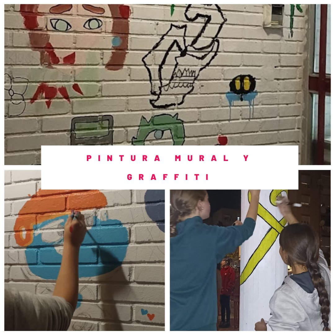 🎨✨Esta semana, Parla volvió a llenarse de color con el Taller de Pintura y Mural Graffiti, parte del proyecto "Dar color y vida a Parla".  
¡Continúan transformado espacios!🏙️De mano de la <a href="/avvilladeparla/">ASOCIACION VECINAL VILLA DE PARLA</a>, uno de los ganadores del 14º Concurso de #IdeasVivas👏
#VidaEnLaCasa