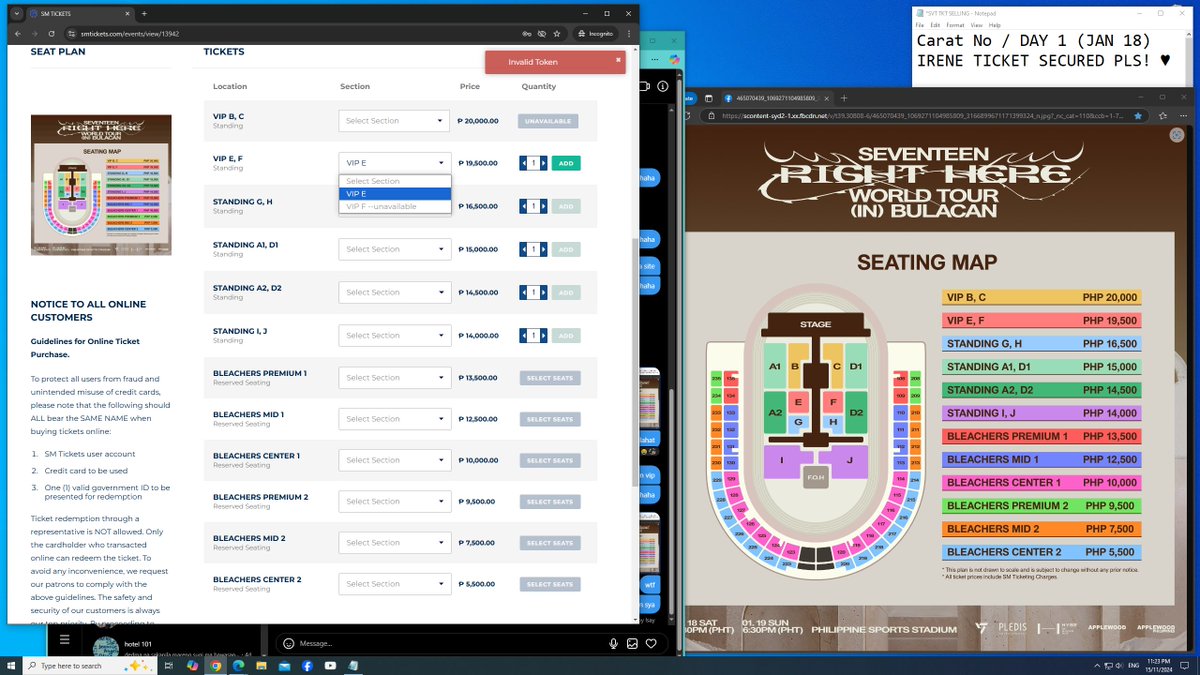 jaireneab's tweet photo. @rishiii_11 Di ko alam di rin nmn makapag add seats and all T.T
ito pa nag iinvalid token dn di ko nga magets e https://t.co/FAdvm2bah3