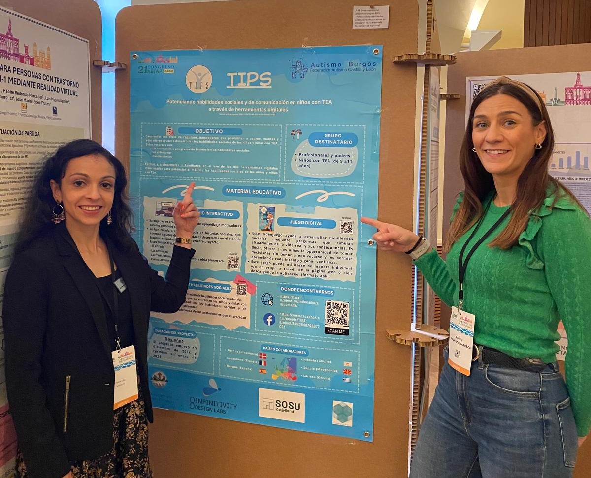 CryptoDomAlts's tweet photo. 👉🏼Christian García  ha presentado el póster entornos de ocio amigables y María Juez y Marta González el proyecto europeo #TIPS para potenciar habilidades  sociales a través de herramientas digitales. 

#CongresoAetapi @aetapi https://t.co/iOa3gpwPEH