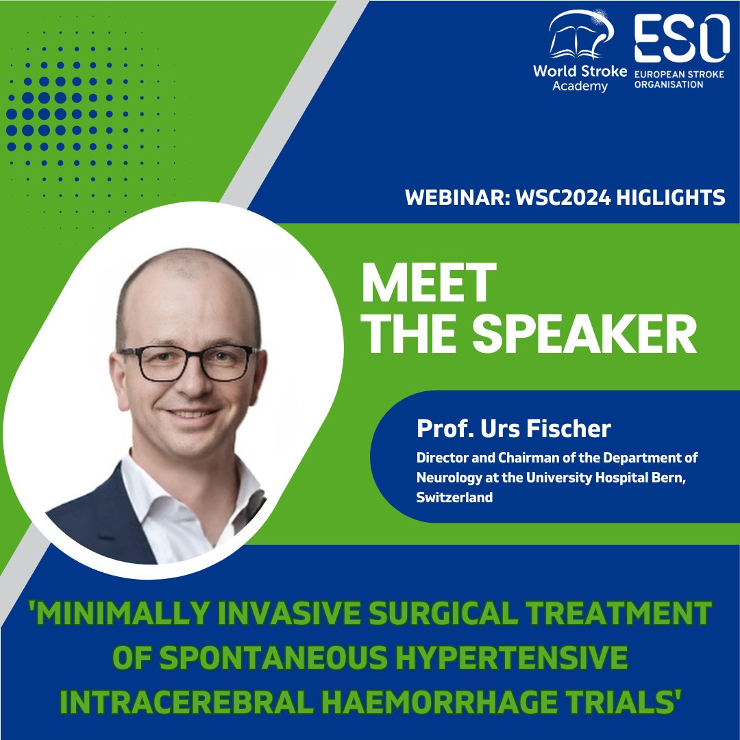 World Stroke Academy (@worldstrokeed) on Twitter photo Meet the experts speaking next week at our 'Highlights from the <a href="/WorldStrokeOrg/">World Stroke Org</a> 2024' webinar, organized jointly with the <a href="/ESOstroke/">European Stroke Org</a>👇
🕐Wednesday, 20th of November, 5-6pm (CET)
Not registered yet? Head here: us02web.zoom.us/webinar/regist…
#StrokeEducation #Neurology #WSC2024 Meet the experts speaking next week at our 'Highlights from the <a href="/WorldStrokeOrg/">World Stroke Org</a> 2024' webinar, organized jointly with the <a href="/ESOstroke/">European Stroke Org</a>👇
🕐Wednesday, 20th of November, 5-6pm (CET)
Not registered yet? Head here: us02web.zoom.us/webinar/regist…
#StrokeEducation #Neurology #WSC2024