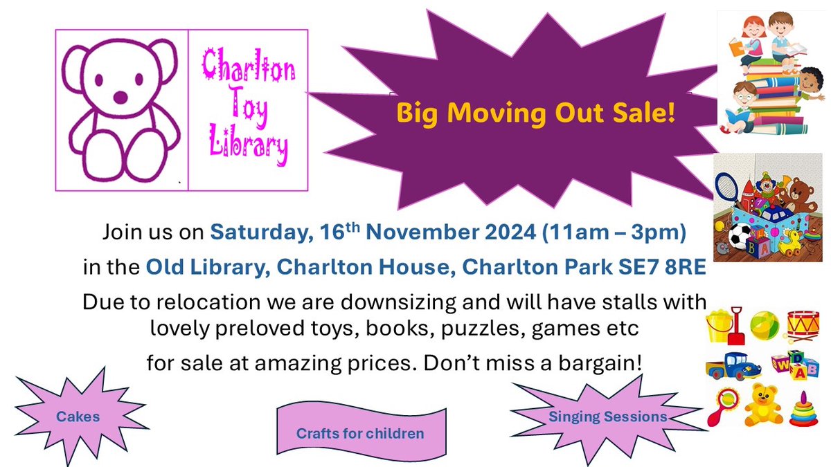 Charlton Toy Library tweet media