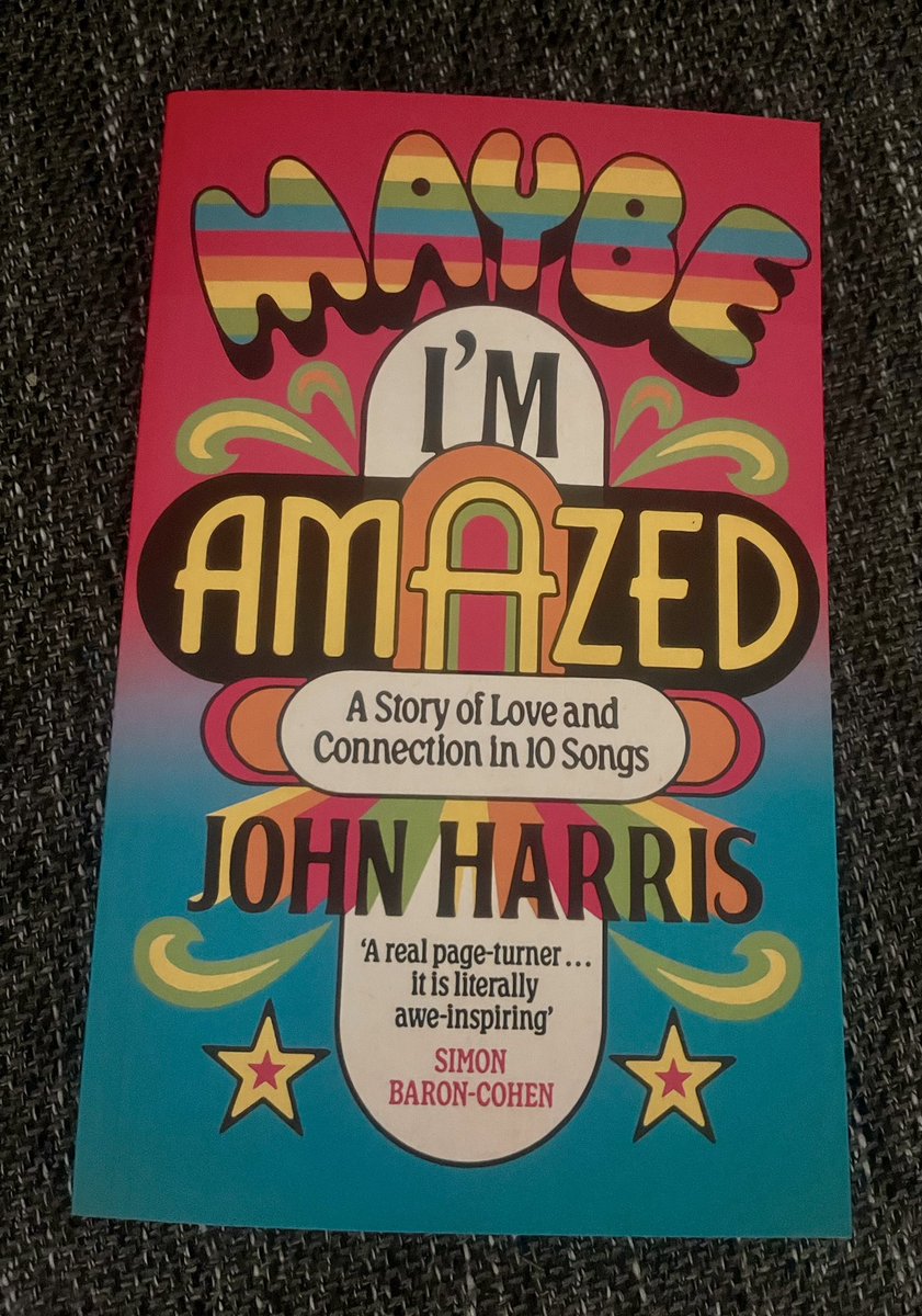 johnharris1969's tweet image. After two years of writing and 18 years of life, this is out next March: my memoir about my autistic son James, how songs became our shared language... and how music & its magic affect us all. Pre-order here! linktr.ee/maybeimamazed