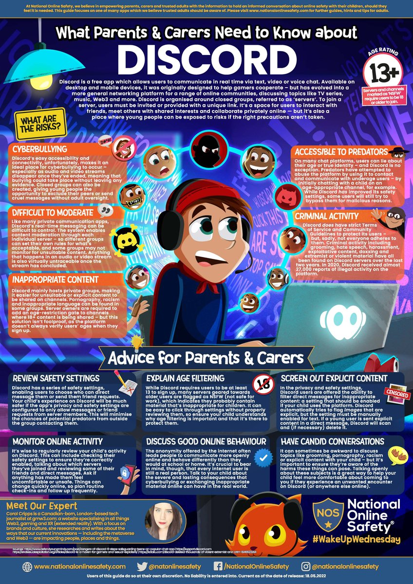 What Parents &amp; Carers need to know about Discord! See post for information.