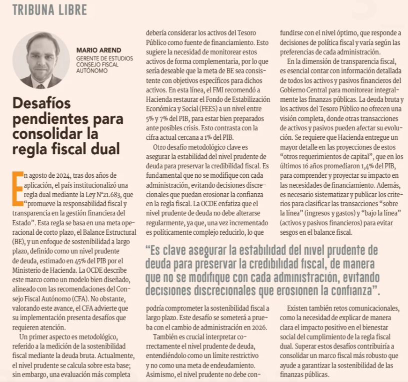 DFinanciero's tweet photo. 💬 #OpiniónDF | Desafíos pendientes para consolidar la regla fiscal dual- Mario Arend, Gerente de Estudios Consejo Fiscal Autónomo
https://t.co/2zOJ87Jqhu https://t.co/xX3LA1YlMX