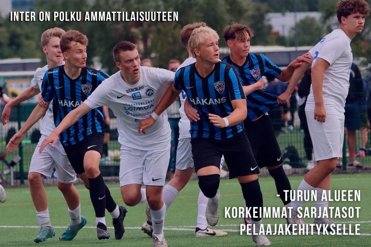 FCInterTurku's tweet photo. Inter tarjoaa Turun alueen kattavimman ja ylivertaisimman polun pojille ammattilaisuuteen – Veikkausliiga, Ykkönen ja A- ja B-junioreiden SM-karsinnat! 🔥

📷 Pia Kankare

Lue uutinen 👇🏼
https://t.co/qe1DveMpgJ

#fcinterturku #fcinterjuniorit #veikkausliiga https://t.co/uUrlbp4HPf