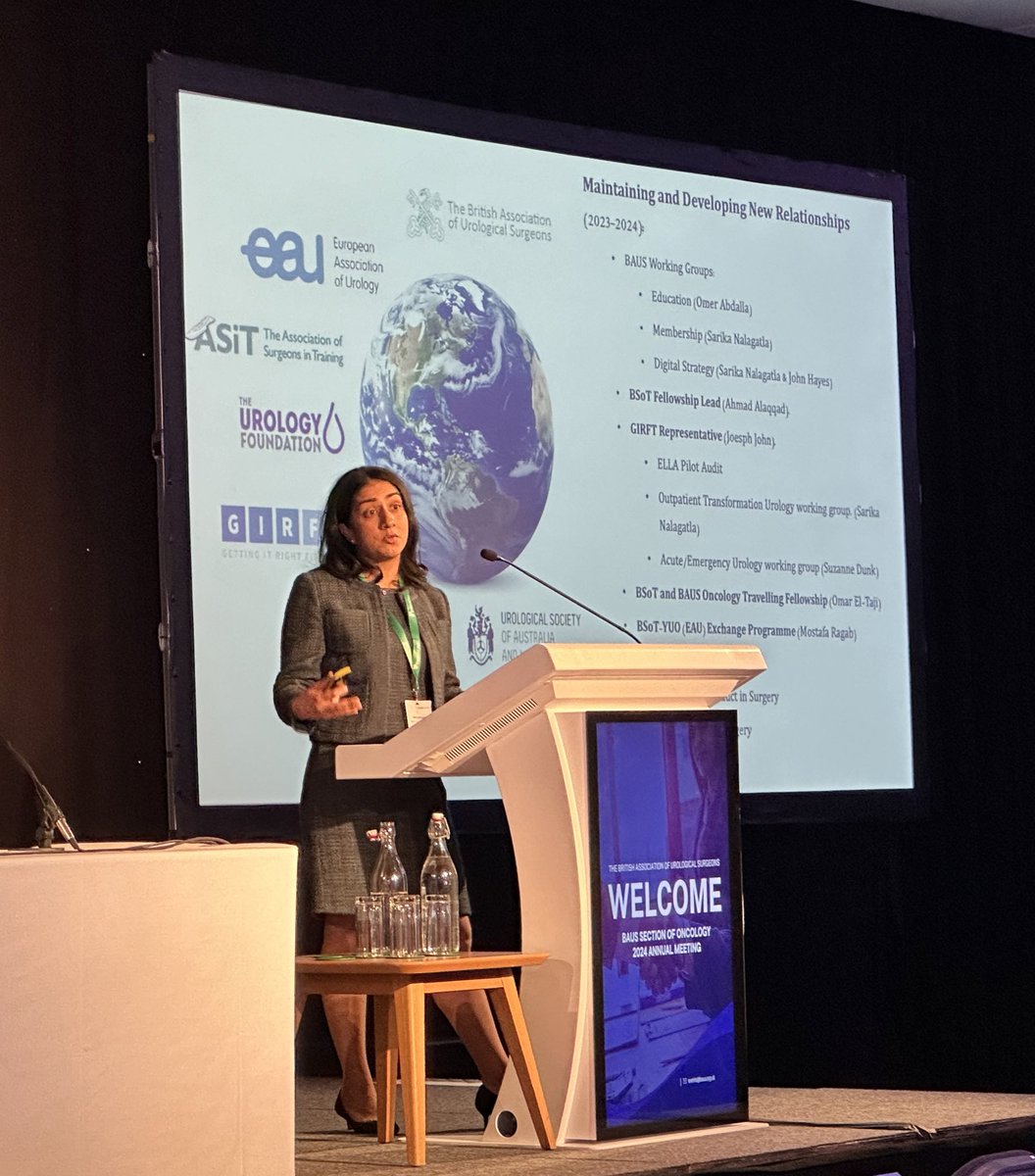 Always love watching <a href="/SarikaN05/">Sarika Nalagatla</a> present, this time at <a href="/BAUSurology/">BAUS</a> Oncology! A very moving presentation about her journey in <a href="/BSoT_UK/">BSoT</a> with reflection on lessons learned along the way. Congratulations on all you have achieved so far 💪🏼🎉