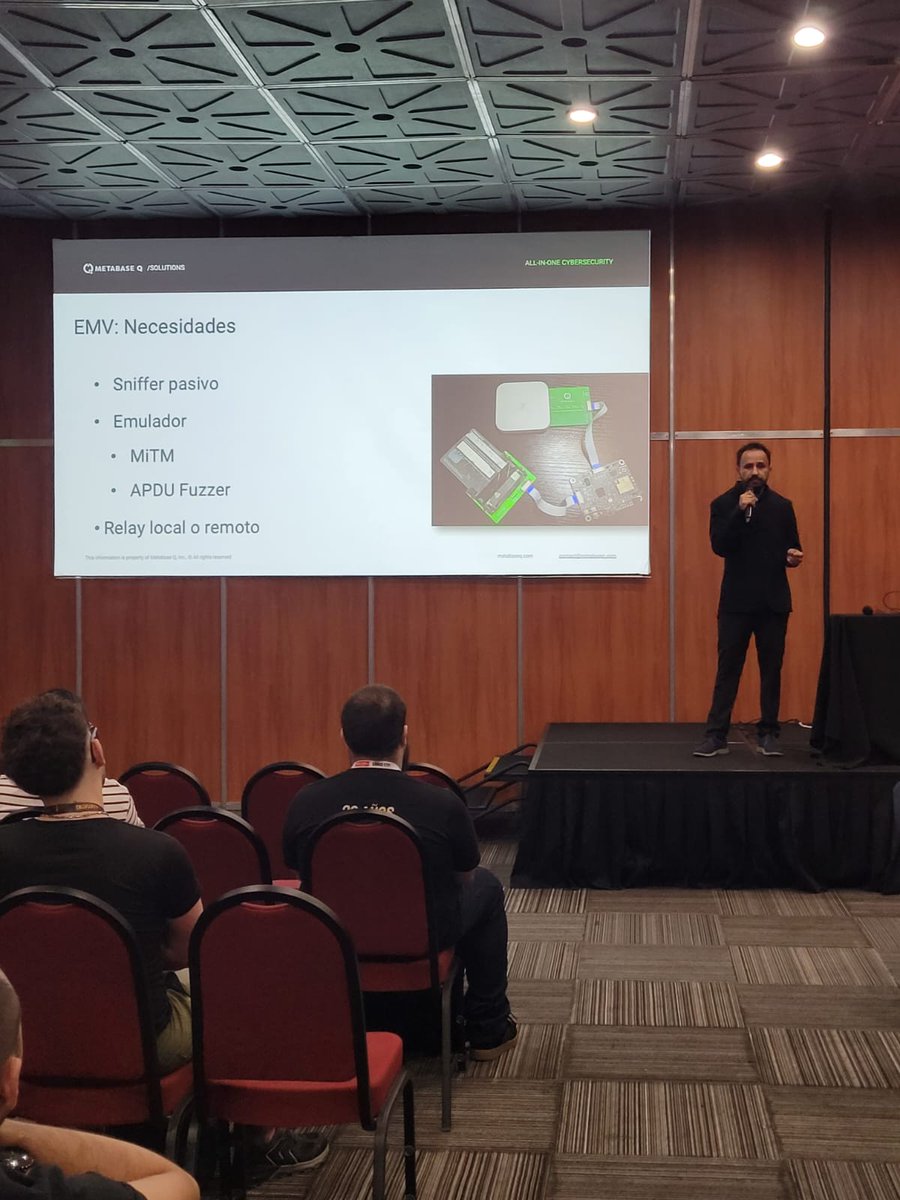 Ekoparty | Hacking everything (@ekoparty) on Twitter photo 📌 "ELMA: EMV Laboratory Middleware Assistant" dictada por Salvador Mendoza I Hardware Hacking Village <a href="/MarianoIT/">Mariano Marino</a> I Sala C2 I #EKO2024 📌 "ELMA: EMV Laboratory Middleware Assistant" dictada por Salvador Mendoza I Hardware Hacking Village <a href="/MarianoIT/">Mariano Marino</a> I Sala C2 I #EKO2024
