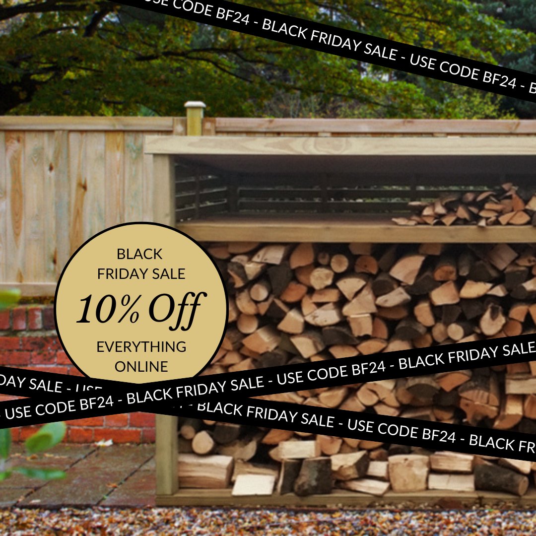 gardentrellisco's tweet image. Keep your logs dry and ready for winter with our stylish log stores, endorsed by the RHS! 🪵🔥 Now 10% off during our Black Friday sale! Use code BF24 at checkout.

#BlackFridaySale #LogStore