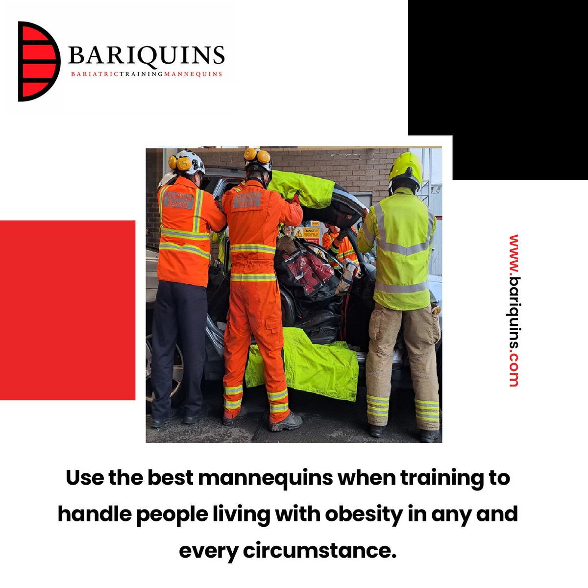 Bariquins's tweet photo. Firefighters: are you facing challenges in rescuing individuals living with obesity from emergencies due to lack of appropriate equipment &amp; training? We can help! Learn how at https://t.co/9AD6tagwo0 or 0161 464 6160. #peoplewithobesity #firefightertraining #rescue #extrication https://t.co/NXmD9KwIev