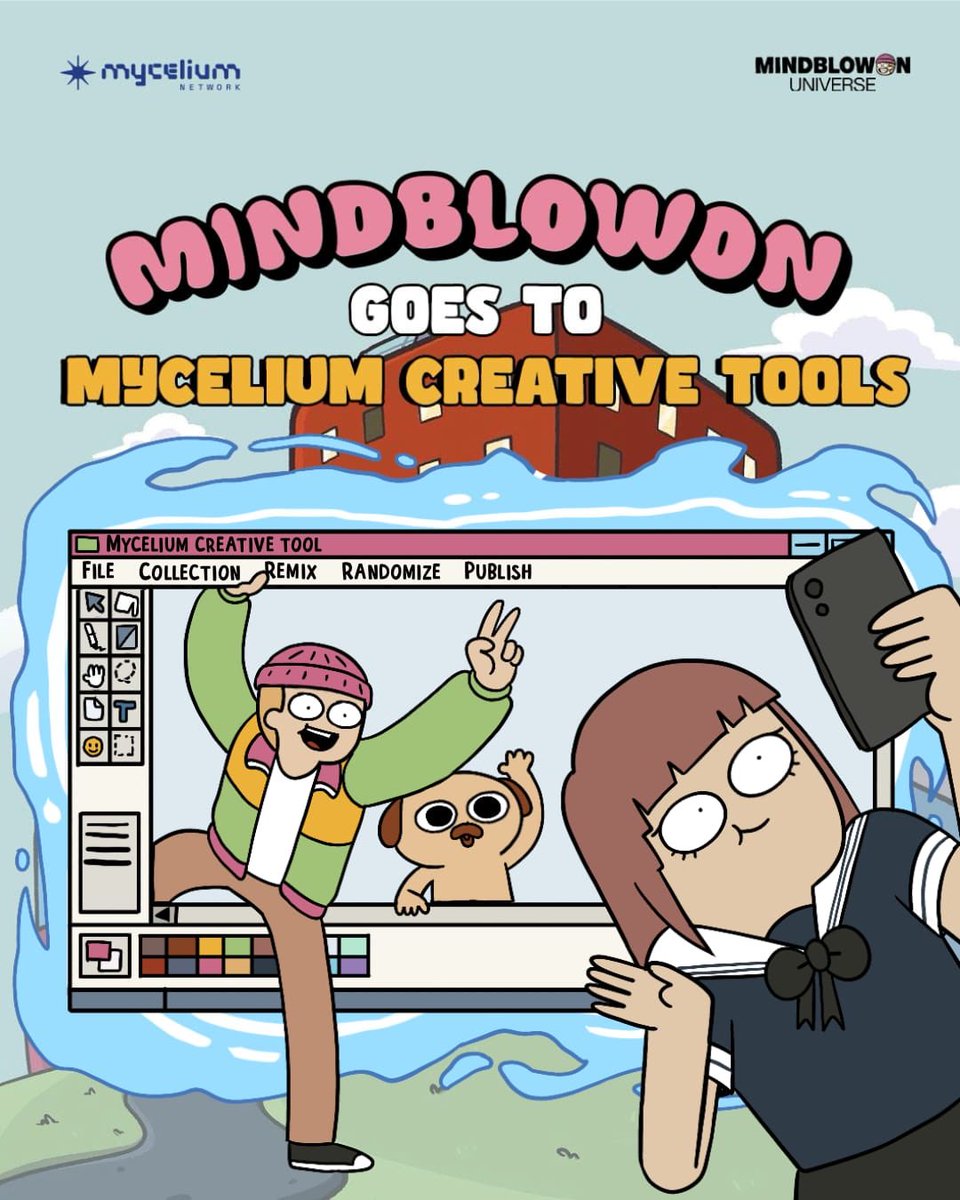 Mindblowon_io's tweet photo. 🗣️LET’S GET WEIRD ON MYCELIUM🗣️

Mindblowon is entering into @mycelium_io’s Creative Tools space! With this new opportunity, you guys are able to create your very own Mindblowon content. 

It’s time to create your own story with Creative Tools! Hop on to Mycelium’s website and try it out! 🔥