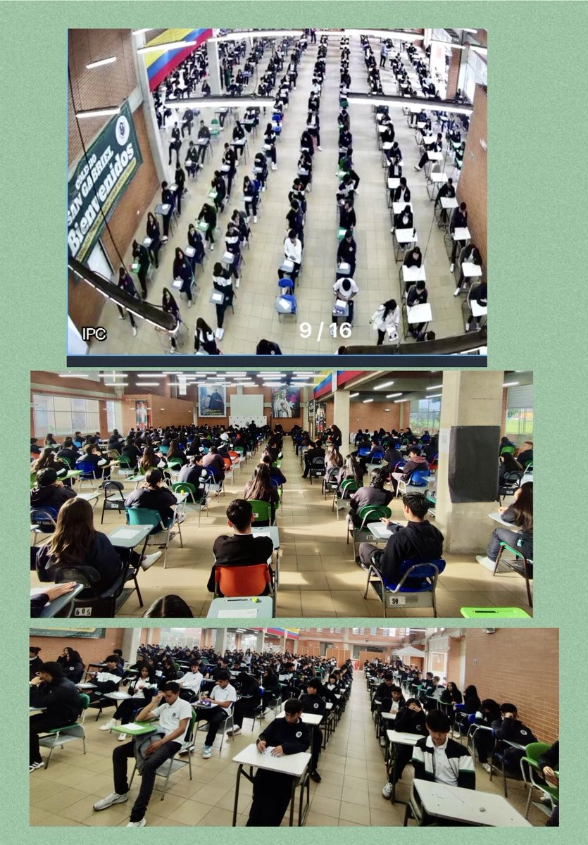 sangabrielcajic's tweet photo. Hoy nuestros alumnos de Noveno y Décimo, aplican simulacro de evaluación , dentro de la estrategia #PROMCE , con @MiltonOchoa_ de la @SecEducaCundi https://t.co/3iaJyM9bUn