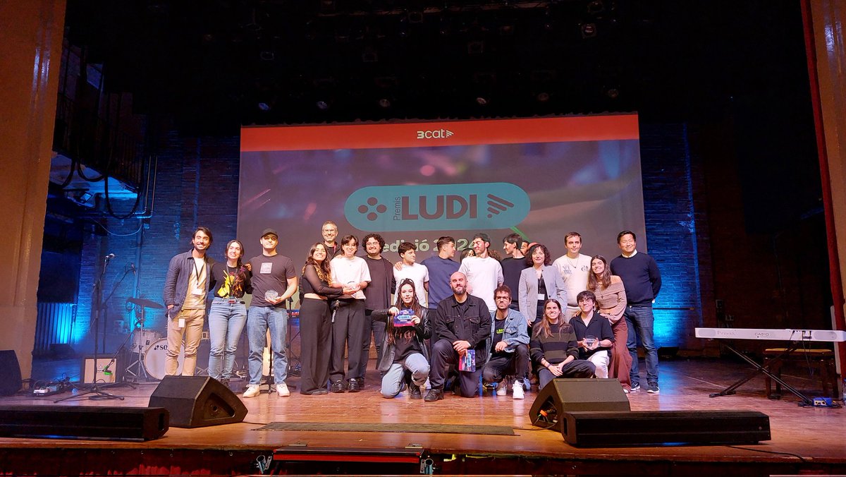 CITM_UPC's tweet image. Felicitats als estudiants del #CITM premiats als #premisludi3cat 🙌, impulsats per @3CatCorporatiu
🏆 Premi @Gameloft_Spain a l'accessibilitat per al projecte Catalunya Mini.
🏆Premi @socialpoint a la màxima diversió per al projecte Mots.
🎮 Mots serà desenvolupat al complet per…