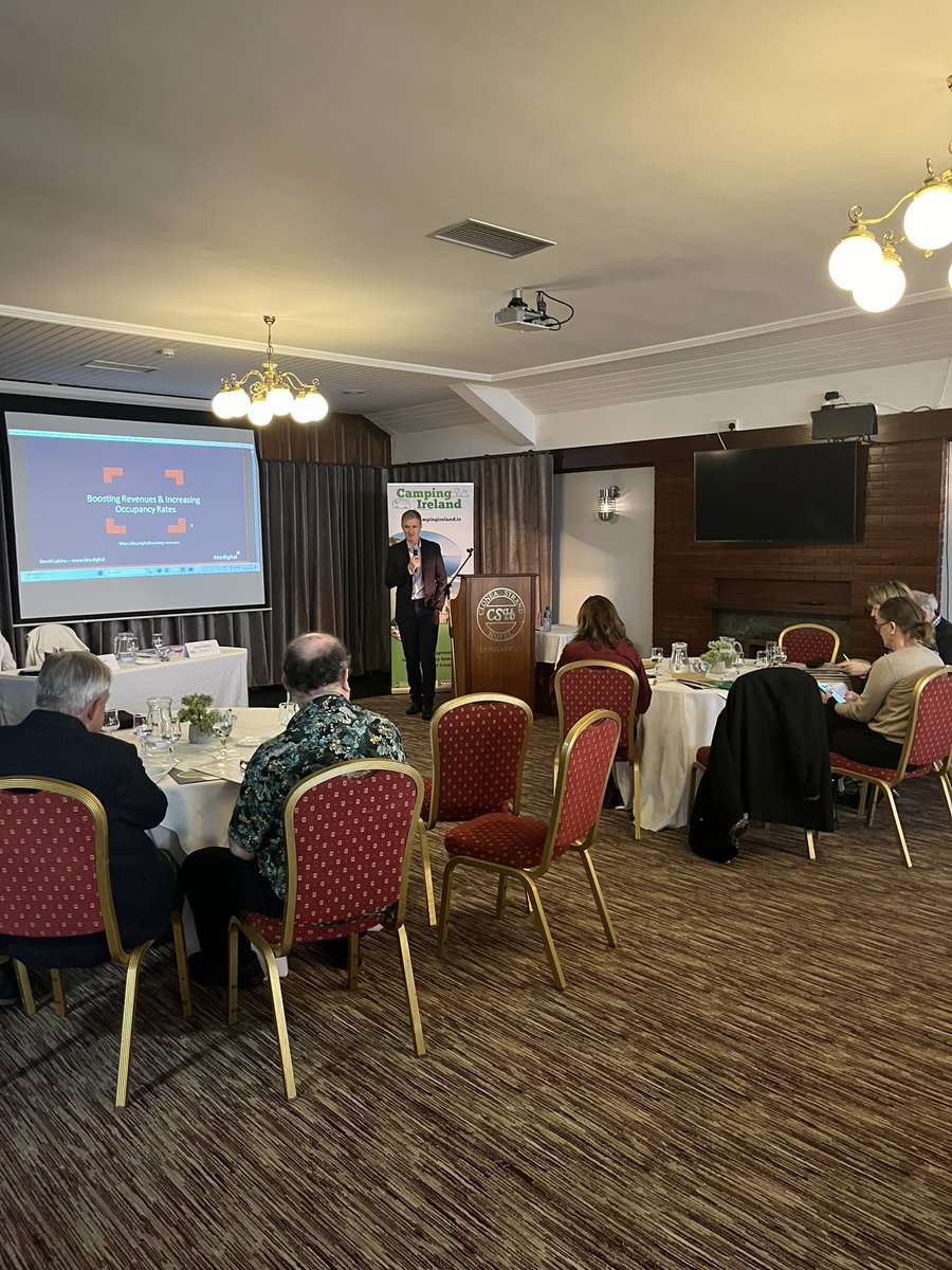 <a href="/DavidLakins/">David Lakins</a> is our last speaker before lunch - Boosting Revenue &amp; Occupancy Rates. Always generates great interest from our members <a href="/ConQuill/">Con Quill</a>