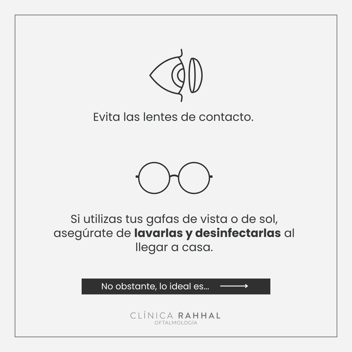 ClinicaRahhal's tweet photo. Recomendaciones oftalmológicas para afectados y voluntarios de la DANA. 👁️‍🗨️

Ante cualquier duda o síntoma, no dudes en ponerte en contacto con nosotros: 
📞 963 52 77 27⁣⁣ 
📍 Calle Cirilo Amorós, 52⁣ | Calle Pizarro, 11  

#ClínicaRahhal https://t.co/VCAzv33vZD