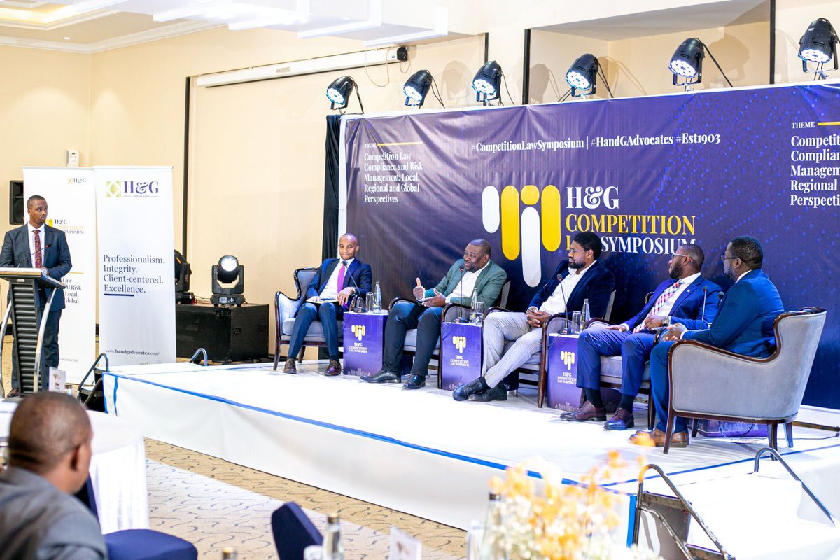 Earlier today, I was privileged to moderate the regulator’s panel discussion on the impact of the Competition Act, 2023 at <a href="/handg_advocates/">H&G Advocates</a>’s #CompetitionLawSymposium . The panel had representatives from <a href="/UCC_Official/">UCC</a>, Insurance Regulatory Authority, Petroleum Authority Of Uganda